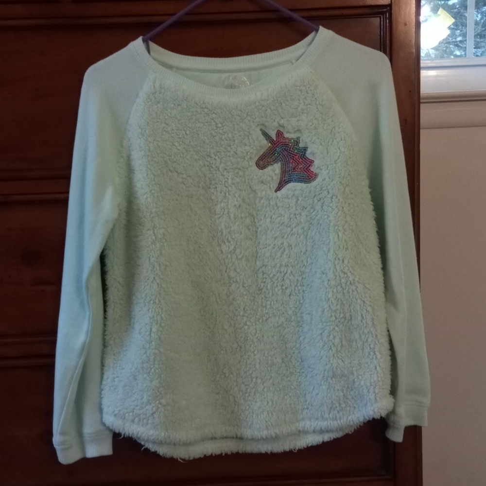 Girls unicorn sweater